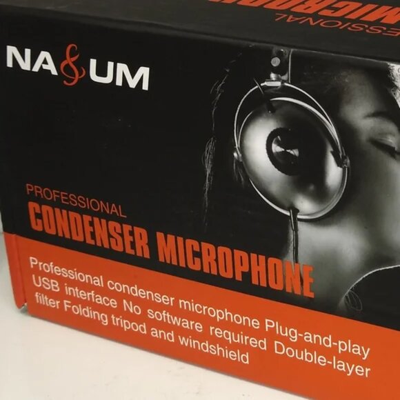 NA & UM USB Microphone | Computer Condenser Microphone | NIB - Picture 4 of 7